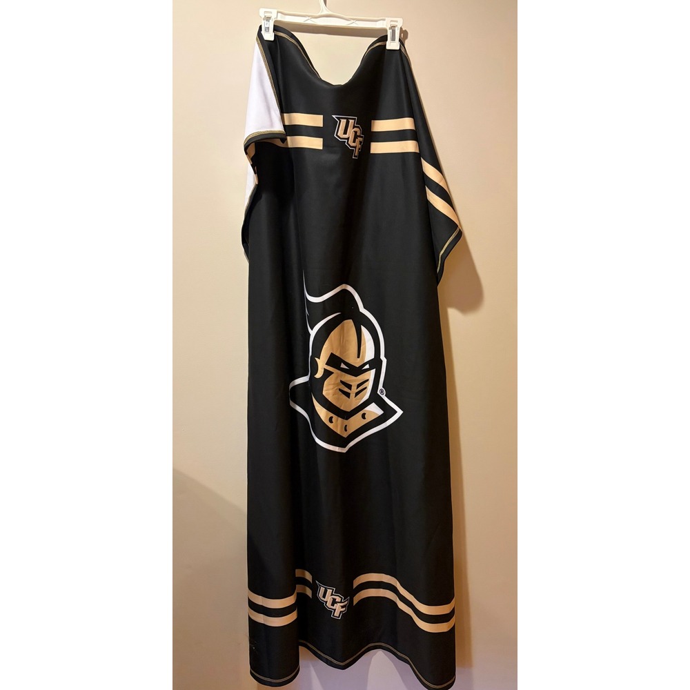 NWT UCF Knights Black Lightweight Throw Blanket 40x60 Univ. Central Florida